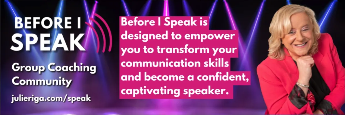 Julie Riga | Before I Speak