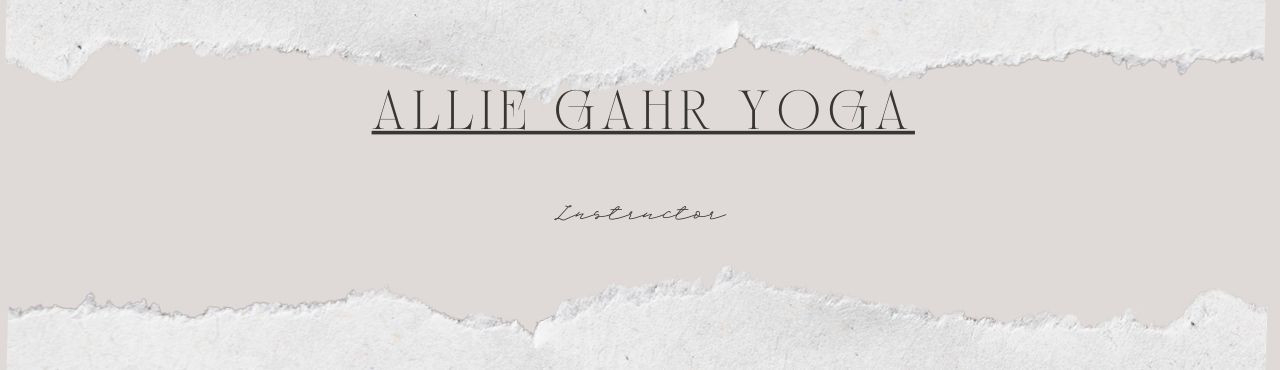 Allie Gahr Yoga Cover Image