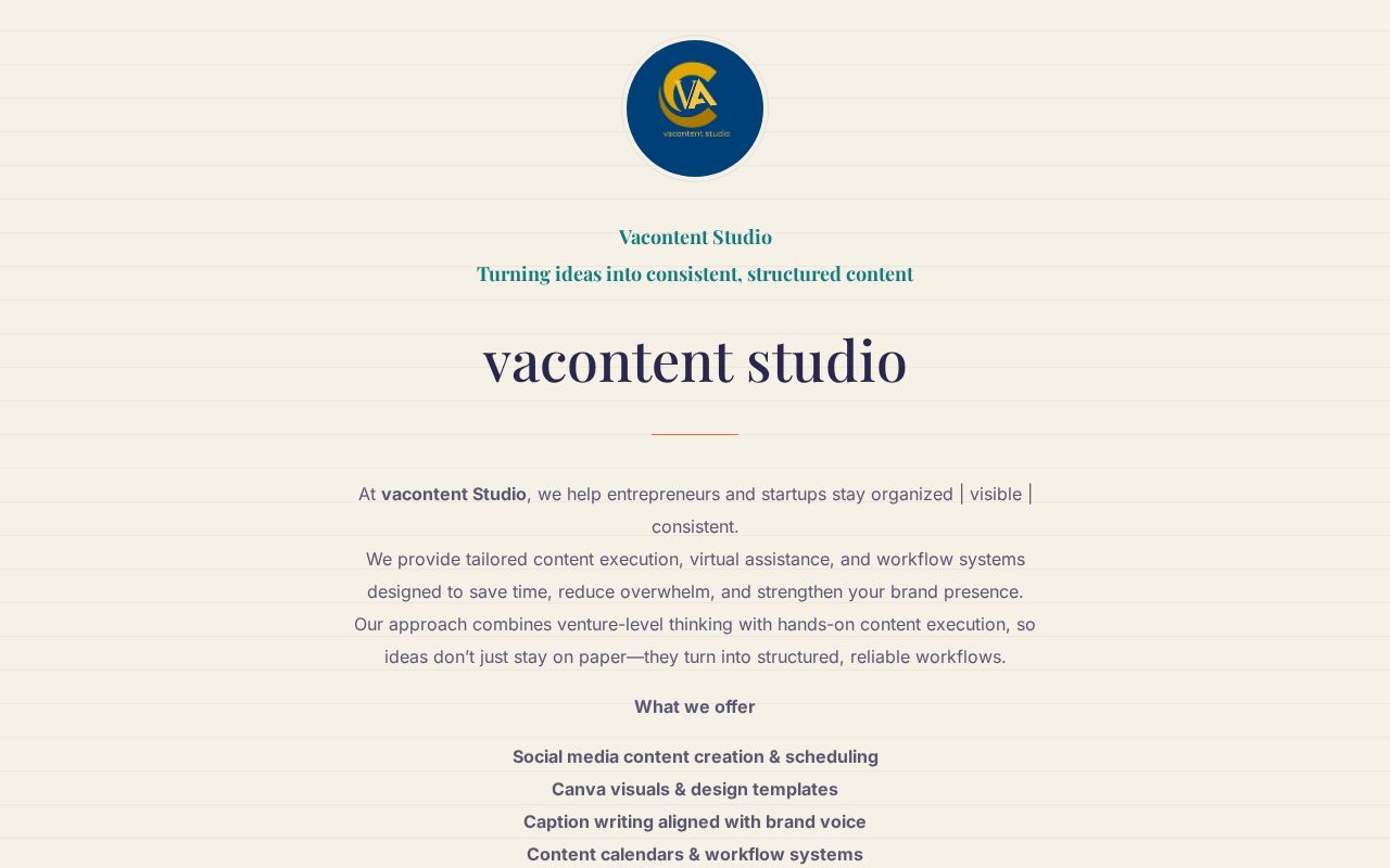 Virtual Assistant & Content Solutions for a Thriving, Balanced Business