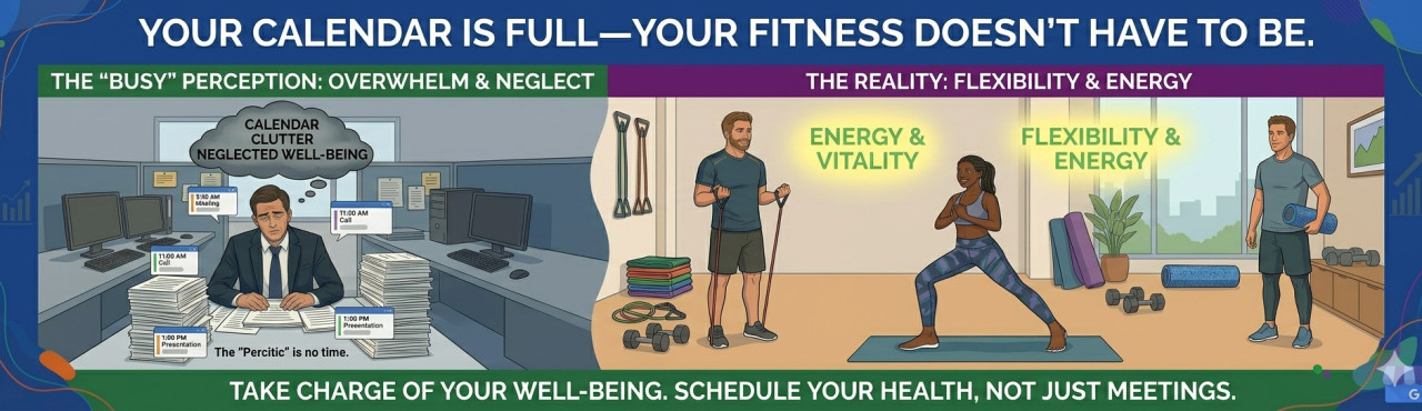 Your Calendar Is Full—Your Fitness Doesn't Have to Be