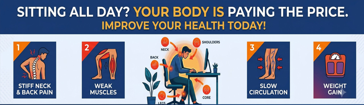 Sitting All Day? Your Body Is Paying the Price
