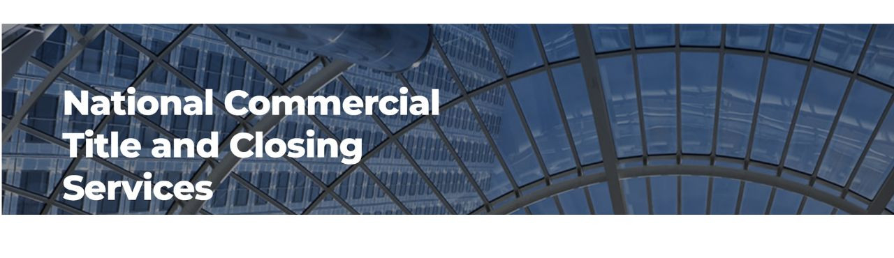 Stewart Title National Commercial Services Cover Image