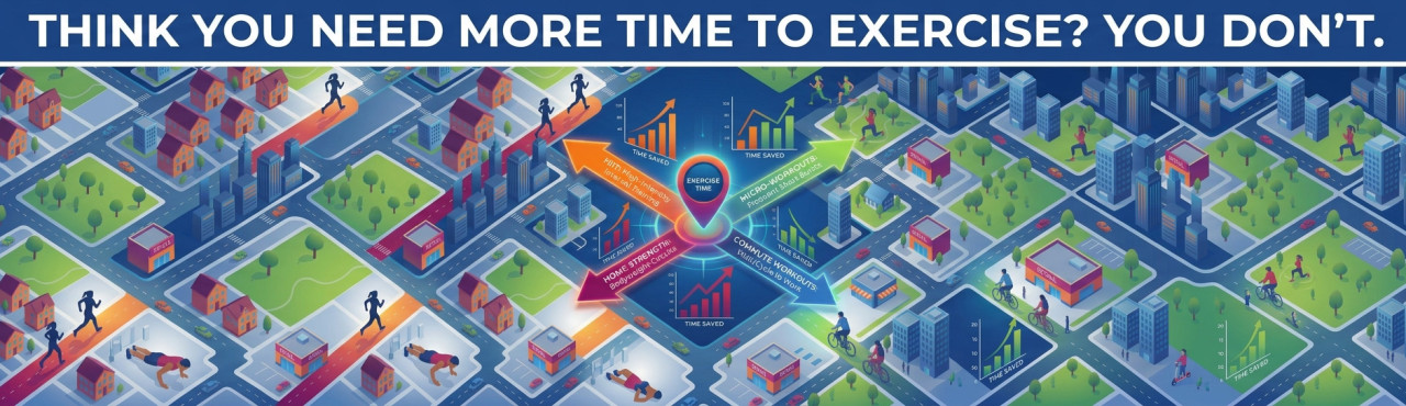Think You Need More Time to Exercise? You Don't.